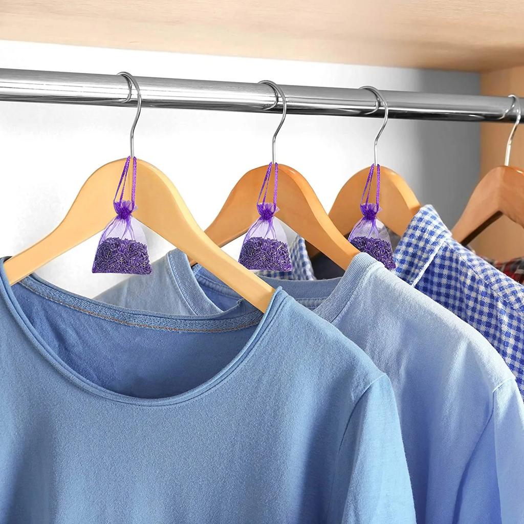 25pcs Sachets Dried Lavender Flower Moth-Proof Agent Lavender Dried Flowers Lavender Sachets For Drawers And Closets Fragrance