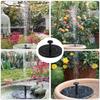 Solar Fountain Pump Water Fountain Garden Decoration Mini Solar Powered Pump Floating Water Pump for Bird Bath Aquarium Garden
