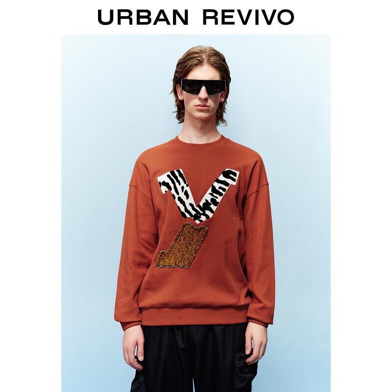 

Мужской свитшот UR 2024 весна свободного кроя с круглым вырезом L