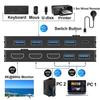 Switch KVM HDMI 8K - YOUTINGHDAV - 2 PC 1 Moniteur - USB 3.0 - Télécommande - HDR10