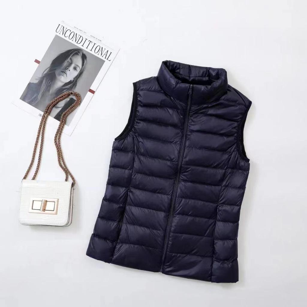 New Lightweight Slim Fit Down Vest for Women - Plus Sizes Available