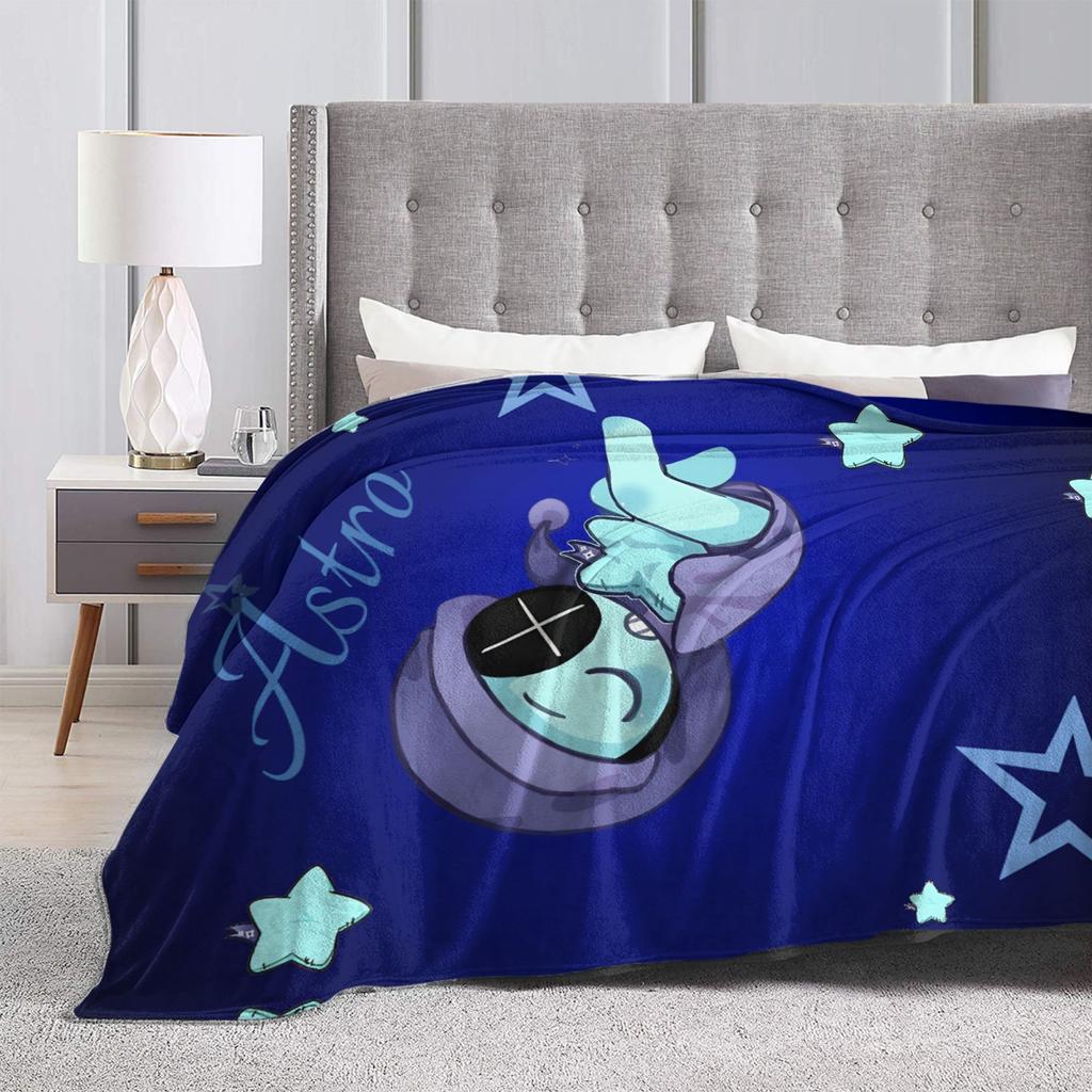 Dandys World Astro Schlaf Warme Weiche Decken Dekorative Plüsch-Überwurfdecke Lustige Heimdeko Flanelldecke Sofadecke