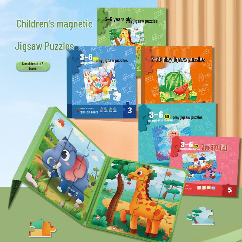 Advanced Magnetic Puzzle Toy for Boys, Ages 3-6: Early Education Jigsaw