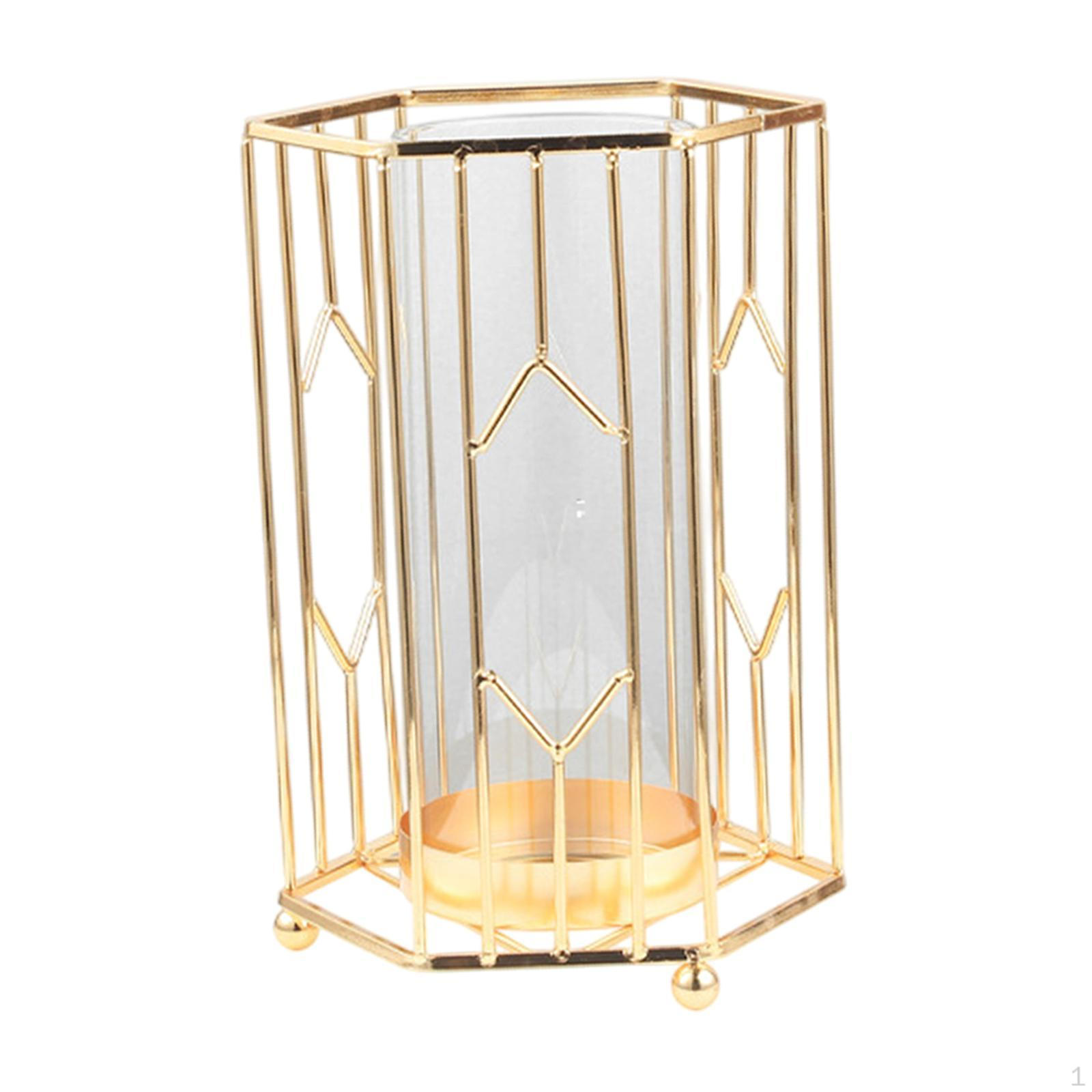 

Стеклянная металлическая ваза для цветов, держатель для букета, гидропонный стол для гостиной, дома 14.5cmx14.5cmx21.5cm