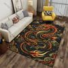 Fiery dragon power and strength carpet Yoga living room room decor children's crawling mat doormat area rug games mat