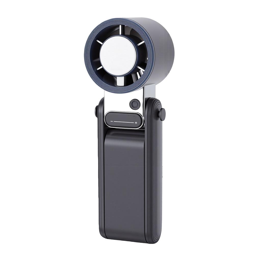 Portable Foldable Fan with Ice Cooling 199 Speed Adjustable Handheld Fan 3000mAh Rechargeable Personal Fan with Digital