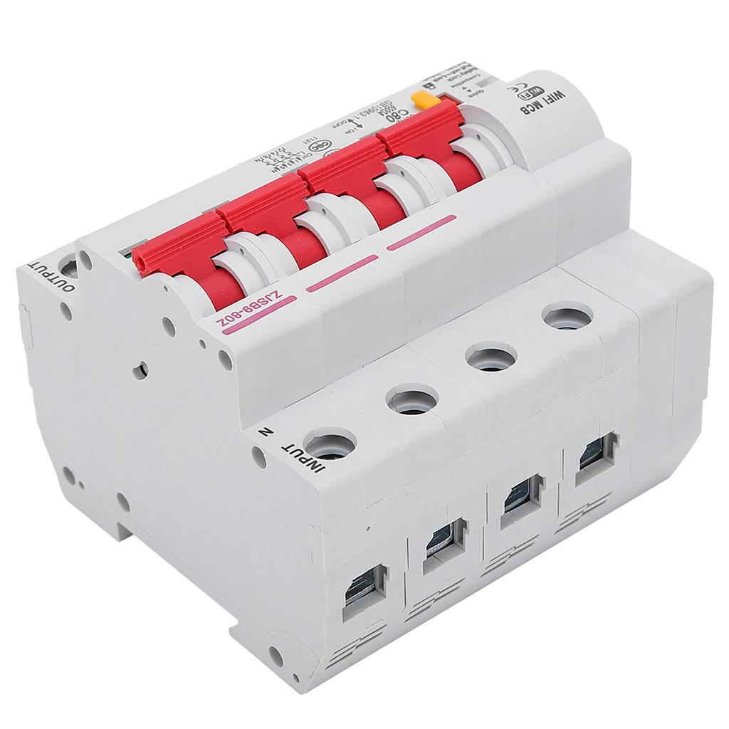 Smart WIFI Circuit Breaker Phone APP Remote Switch PA66DSM Flame Retardant Shell AC220V