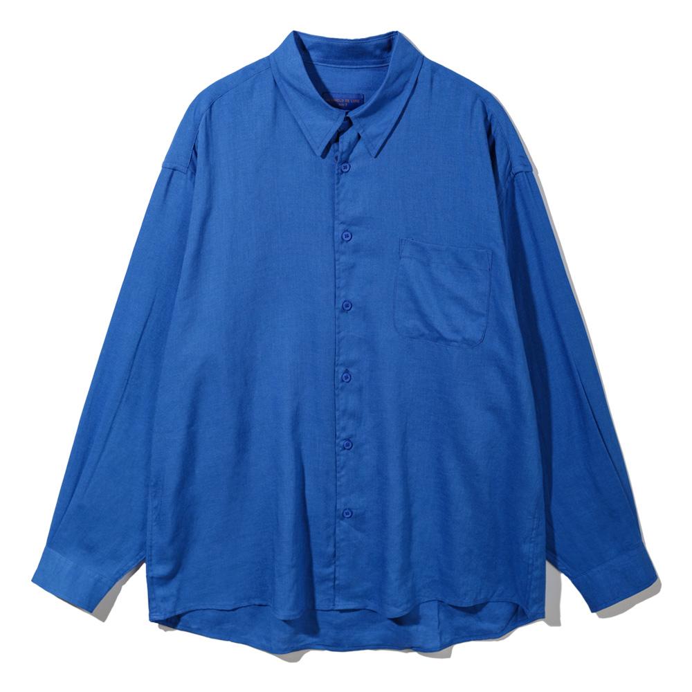 ALVINCLO [De Luxe] Daily Basic Linen Shirt Dlx1211 (8 Colors) (Type A)