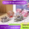 Custom Star Acrylic Anime Cartoon DIY Memo Clip - Personalized Journal & Photo Holder