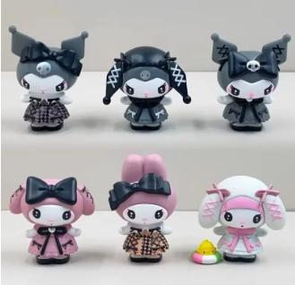 4cm Mini Kulomi Blind Box Cartoon Character Action Figures Dolls Surprise Bag Cute Model Collection Trendy Toy Christmas Gifts
