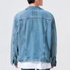 Levi's Denim Jackets Men's Blue V-neck Moderate Straight Fit 72334-0131