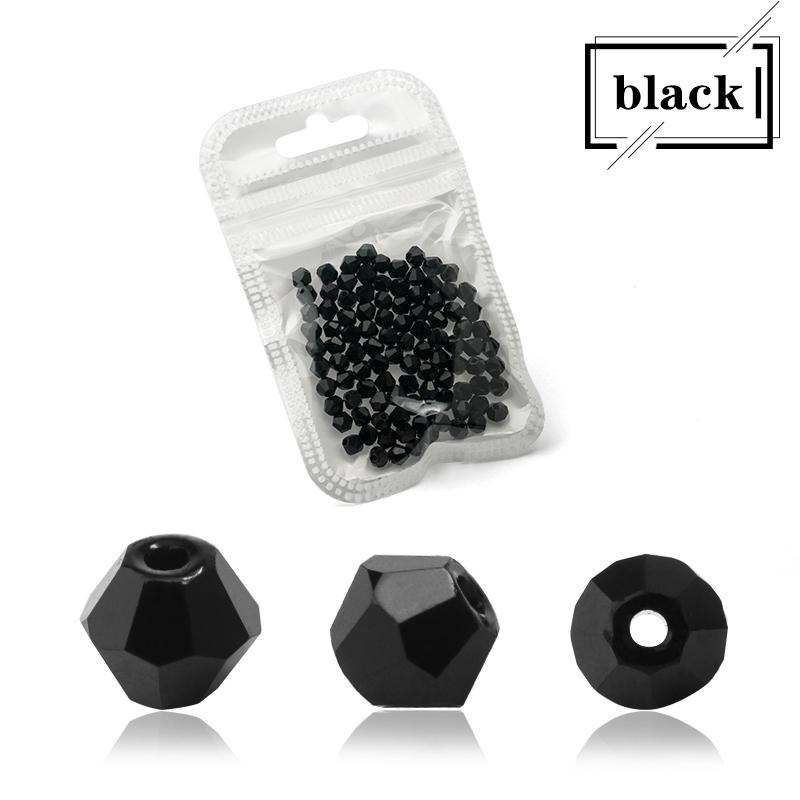 1000pcs  Wholesale Big Bag Colorful 4mm Bicone Crystal Beads Glass Beads Loose Spacer Beads Bracelet Jewelry Making Accessories
