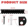 Screw Organizer Wall Mount Screwdriver Storage Rack Manual Tools Holder Hammer Rack Pliers Hardware Tool Organizer