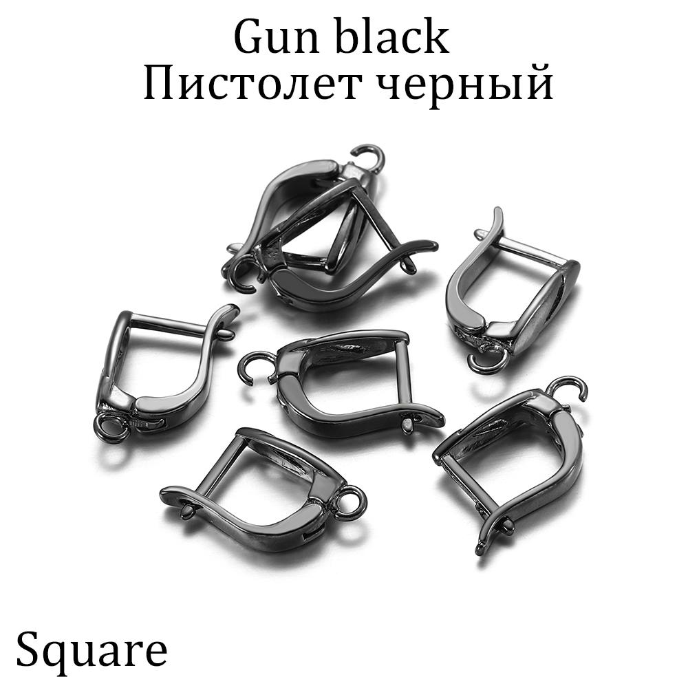 6-12Pcs/lot French Hoop Lever Back Open Loop Earring Hook Clasps Settings For DIY Jewelry Making Findings Accessories Supplies