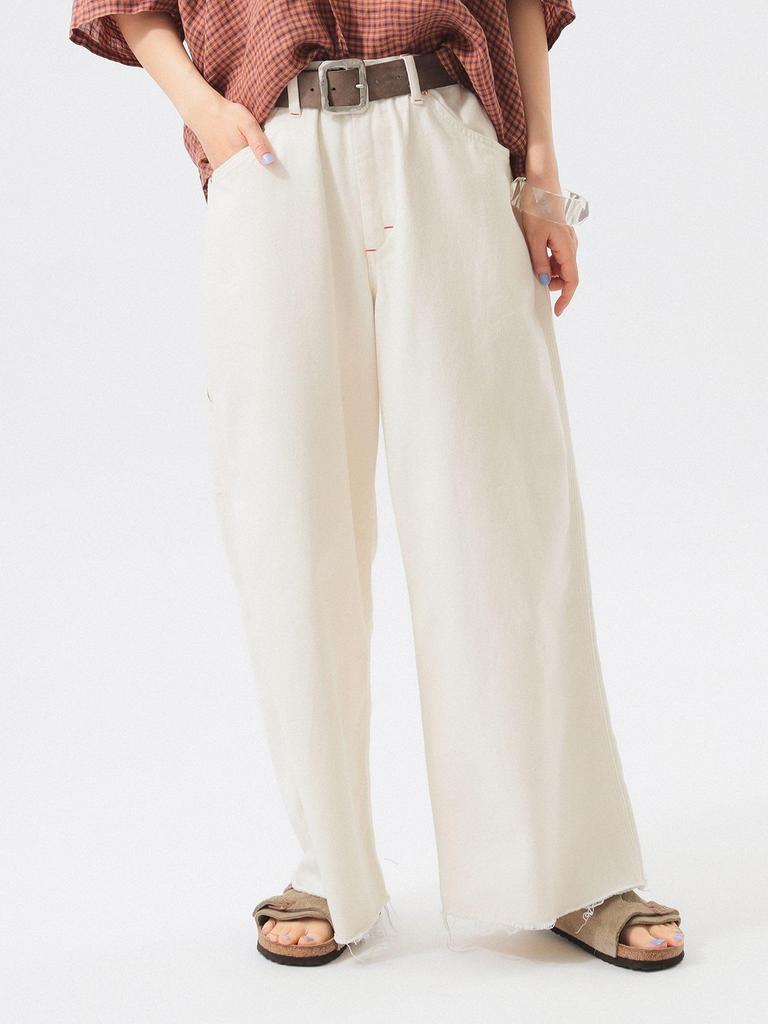 Beams Boy Work Pants [Special Order] BIGMAC Wide Painter Women's OFF_WHT M