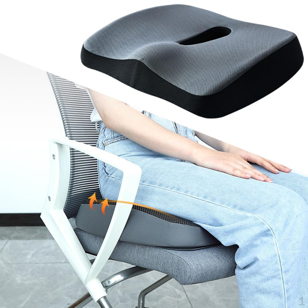 Ergonomic Memory Foam Seat Cushion for Improved Posture and Comfort