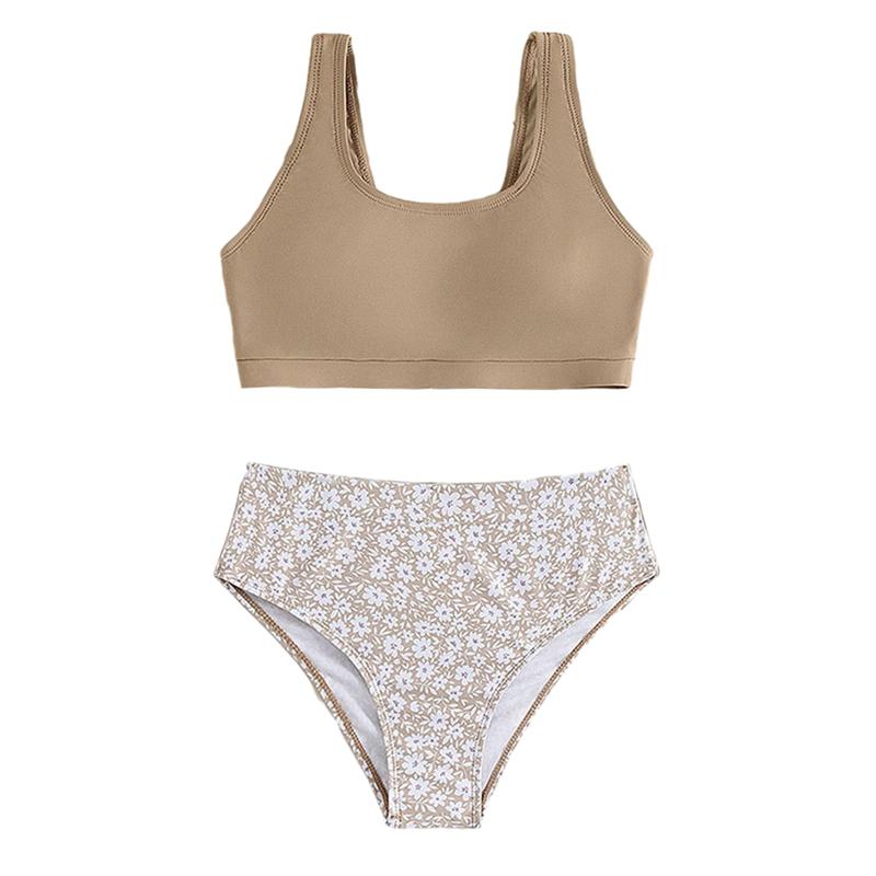 Children's Tankini Kids Swimsuit Girls' Bikini Beach Swimwear Two-piece Set