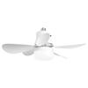 Dimmable LED Ceiling Fan Light - Adjustable Speed E27 Screw for Kids' Room