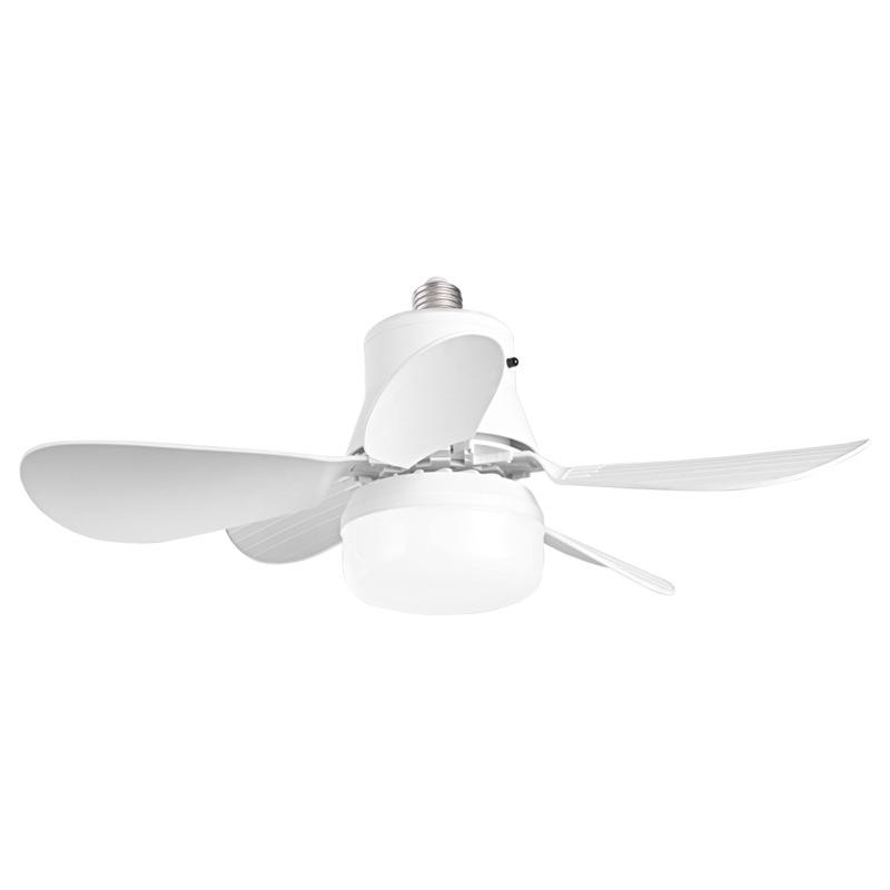 Dimmable LED Ceiling Fan Light - Adjustable Speed E27 Screw for Kids' Room