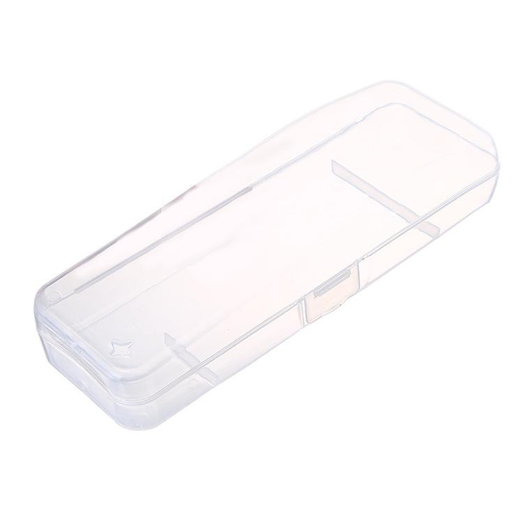 

Практичный пластиковый прозрачный коллекционный футляр для хранения бритв 1PC прозрачный