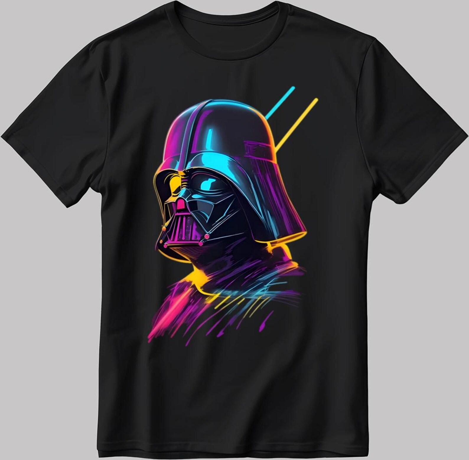 StarWars Darth Vader Black White Men/ Women T-Shirt AA11 XL