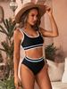 Sexy Sport Bikini Set Swimwear Women 2025 High Waist Two-Piece Swimsuit Woman Tankini Y2k Luxury Bath Suits Beach Wear Monokini