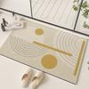 Silica Diatomite Bath Mat Absorbent Fast Drying Non Slip Floor Rug Bathroom Entrance Modern Minimalist