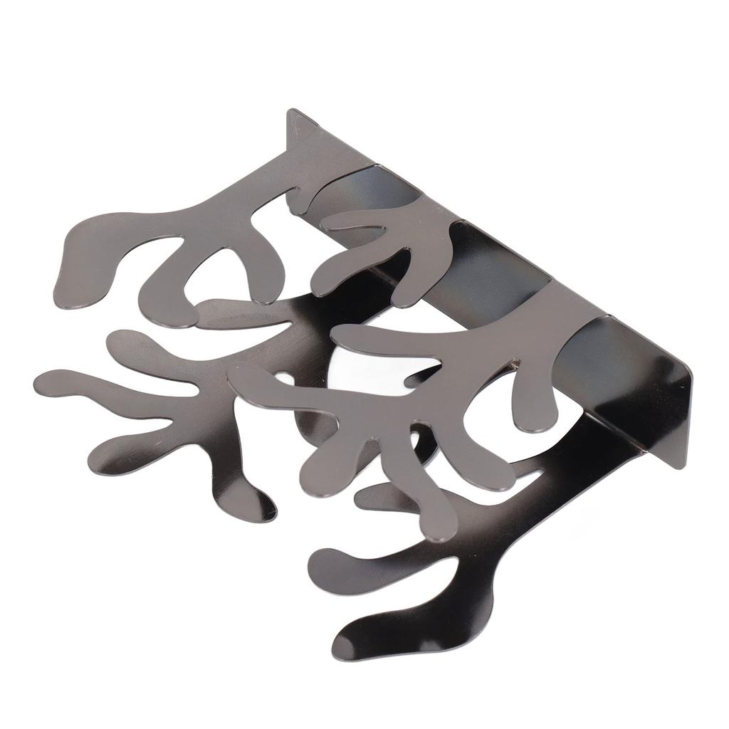 Coral Napkin Holder Iron Art Vertical Napkin Holder Multifunction Metal Napkin Holder Desktop Storage Rack for Bar Hotel