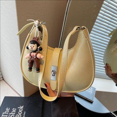 Women's Bag New Fashion Armpit Bag Solid Color Handbag Fashion Messenger Bag Shoulder Bag