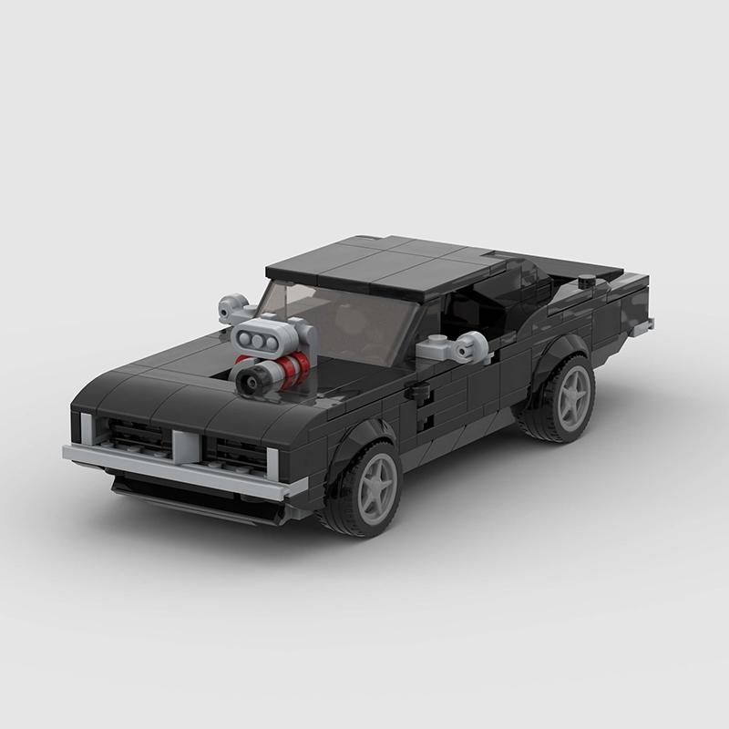 Coches Corredores Rojos Bloques de Construcción Sets Modelo de Vehículo Urbano Juguetes para Niños Niño Deporte Supercoche Técnica Moc Cargador Infernal