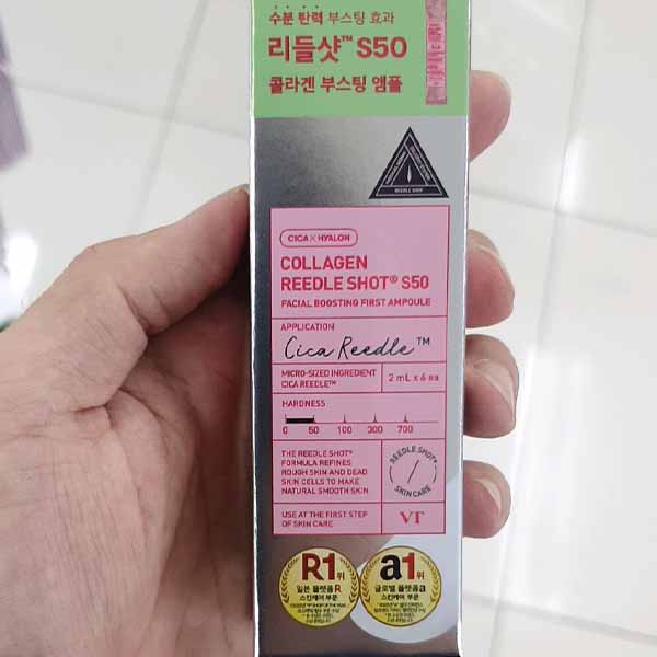 VT Collagen Liddle Shot S50 Facial Boosting First Ampoule 2ml x 6