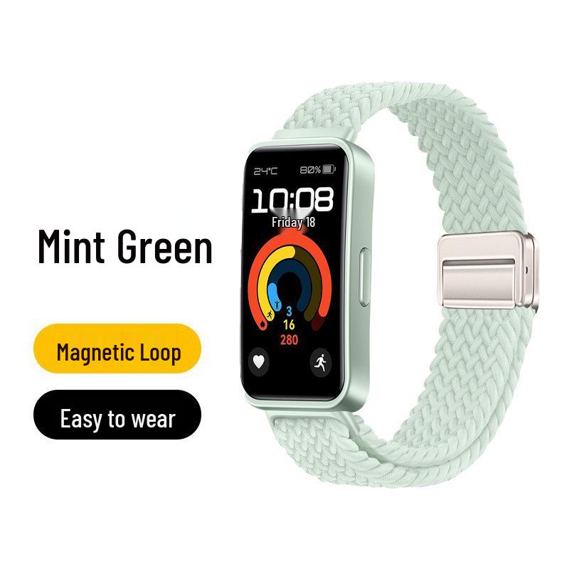 Huawei Band 10 Nylon Woven Strap with Magnetic Buckle for Smart Band 8/9