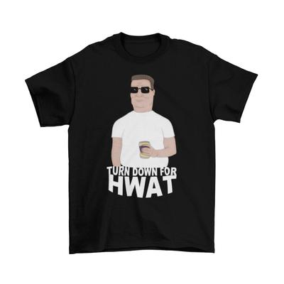 King of the Hill Hank T-Shirt Unisex Lustig Cartoon Turn Down TV Erwachsenengrößen Neu