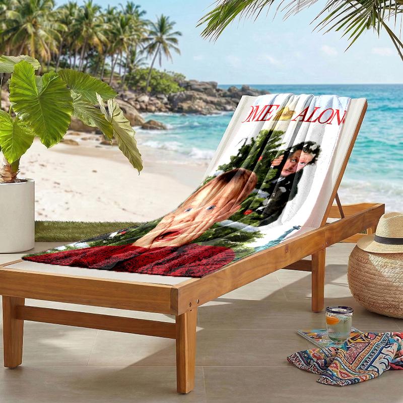 Home Alone Fashion Beach Towel: Ideal for Summer Adventures Soft, absorbent and quick drying suitable for swimming and bathing