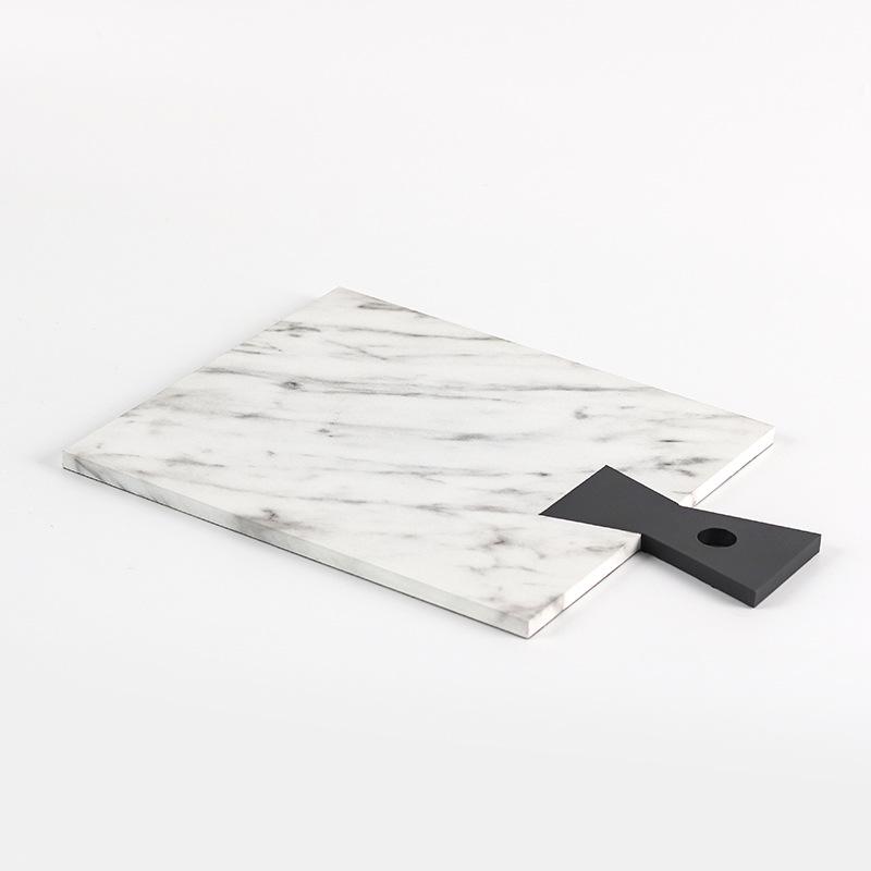 Simple Modern Irregular Geometric Faux Marble Tray for Coffee Table or Office Décor