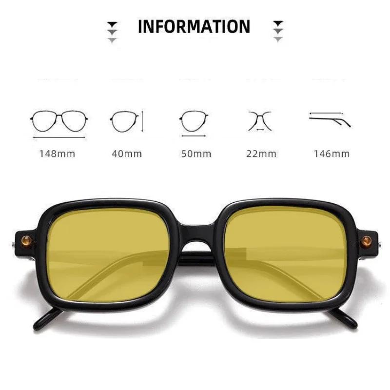 Classic Photochromic Vision Night Fashion Myopia Glasses Both Daily And Night Use Eye Protection Uv Protection Driving Eyewear