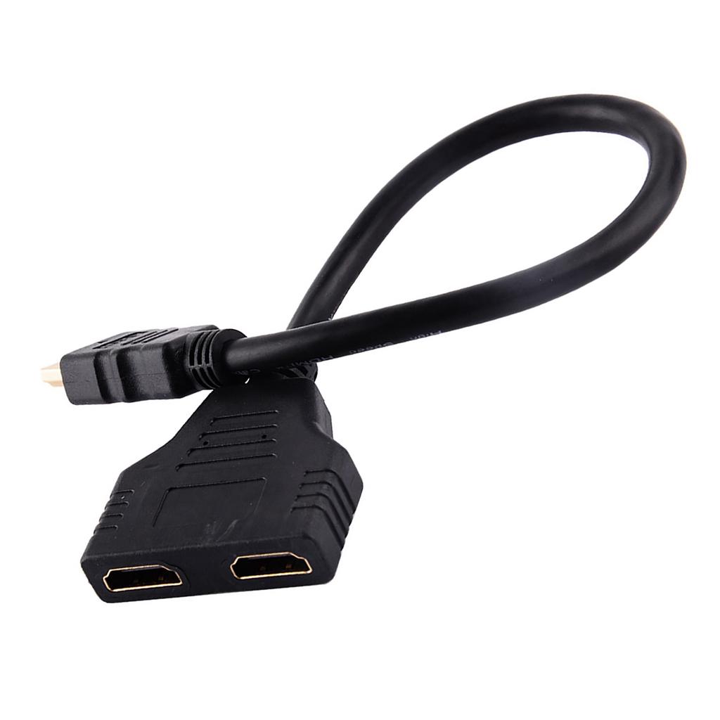 1080P High Definition Multimedia Interface Male To Dual High Definition Multimedia Interface Female 1 to 2 Way Splitter