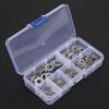 Garosa 300pcs External Tooth Washers Assortment Kit M2.5-M8 Stainless Steel Anti Loose Gasket Washers