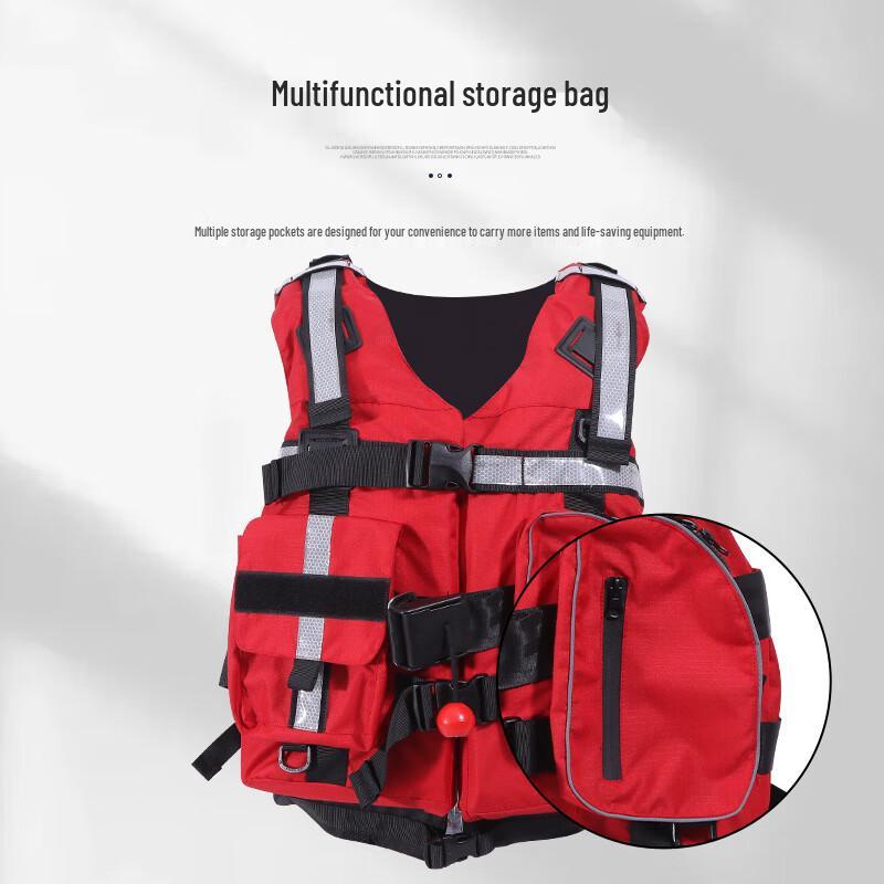 Multi-Pocket Quick Release Water Rescue Life Vest