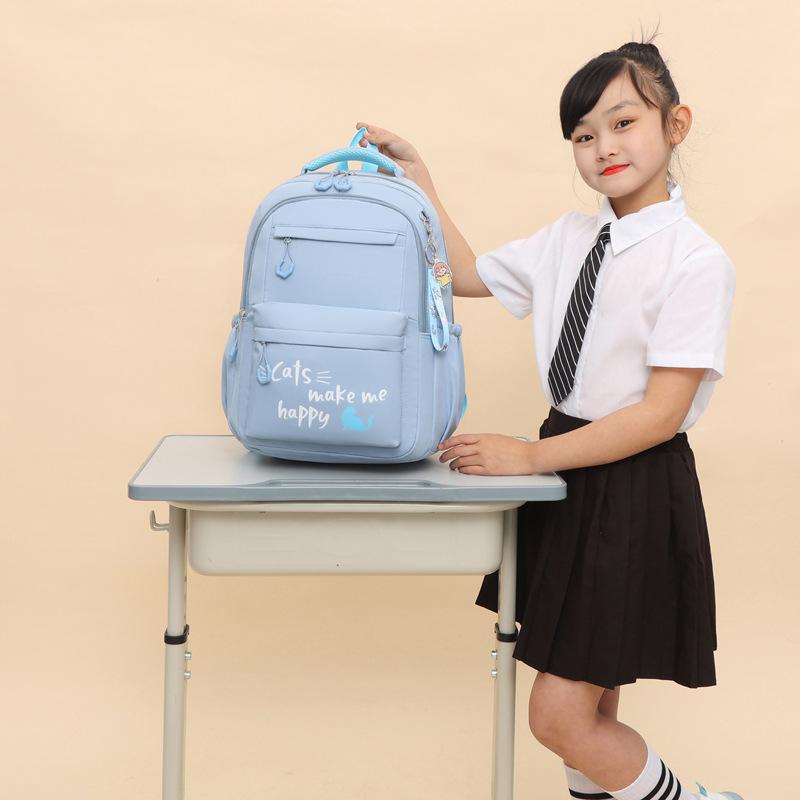 Student bag girl middle school student load reduction spine bag large capacity new high school backpack