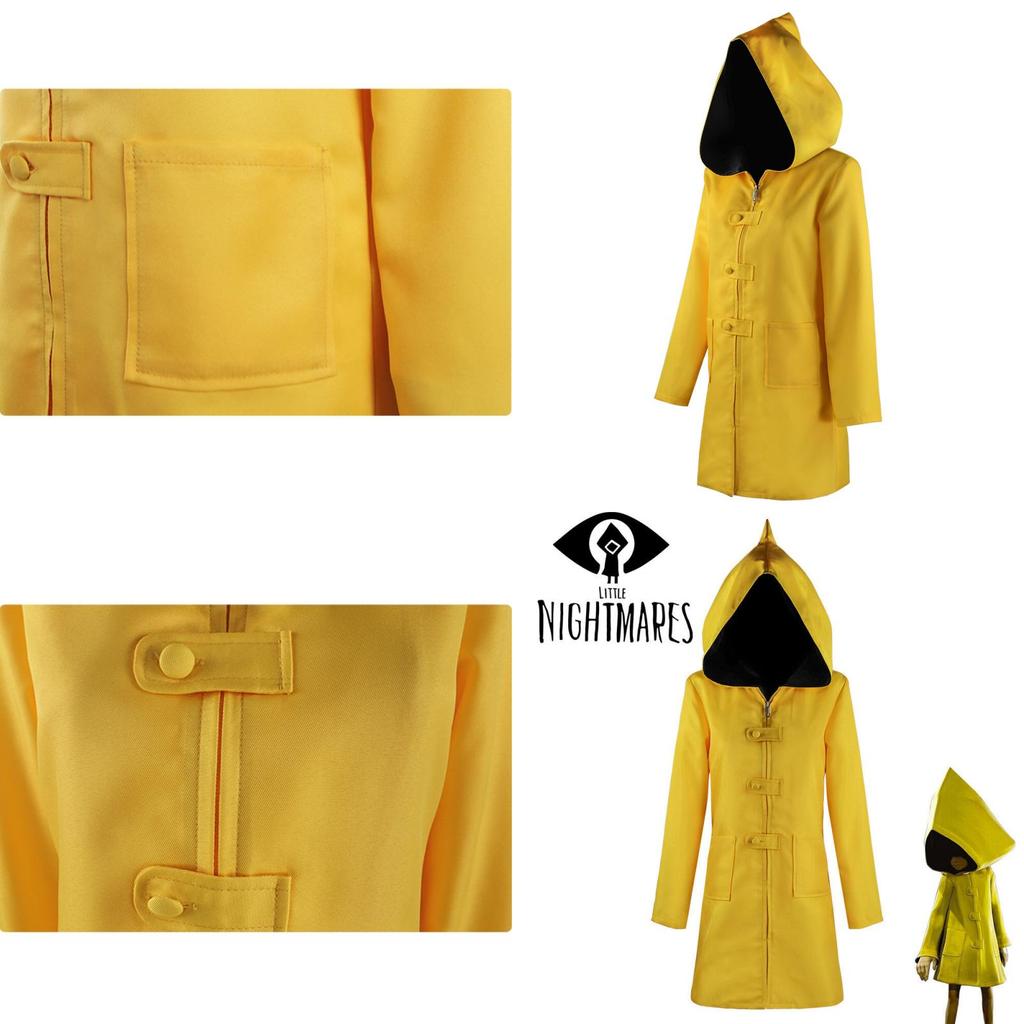 Little Nightmares 2 Six Cosplay Hooded Raincoat For Kids And Adults Perfect For Halloween