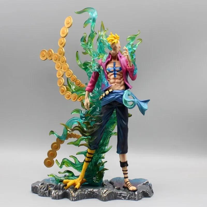 

33cm One Piece Marco Anime Figures Immortal Birds Figurine Pvc Gk Statue Doll Room Ornaments Collection Model Toys For Kids Gift