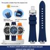 Für MAURICE LACROIX AIKON Kautschukarmband AI1008 6008 6058 6038 6007 Herren Schnellverschluss Metallverbinder Silikon Uhrenarmband Armband