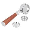 58MM Coffee Machine Handle Bottomless Filter Holder Portafilter Coffee Maker Parts AccessoryRed Rosewood