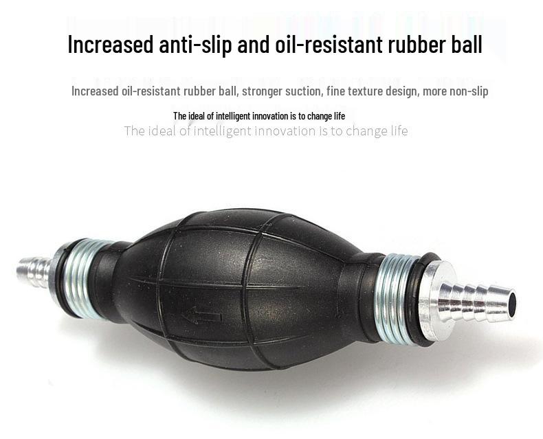 Cross-Border Automotive and Marine Hand Pump - Aluminum Alloy One-Way Valve, Hand-Operated Oil and Water Suction - Available in 6/8/10/12 Sizes.