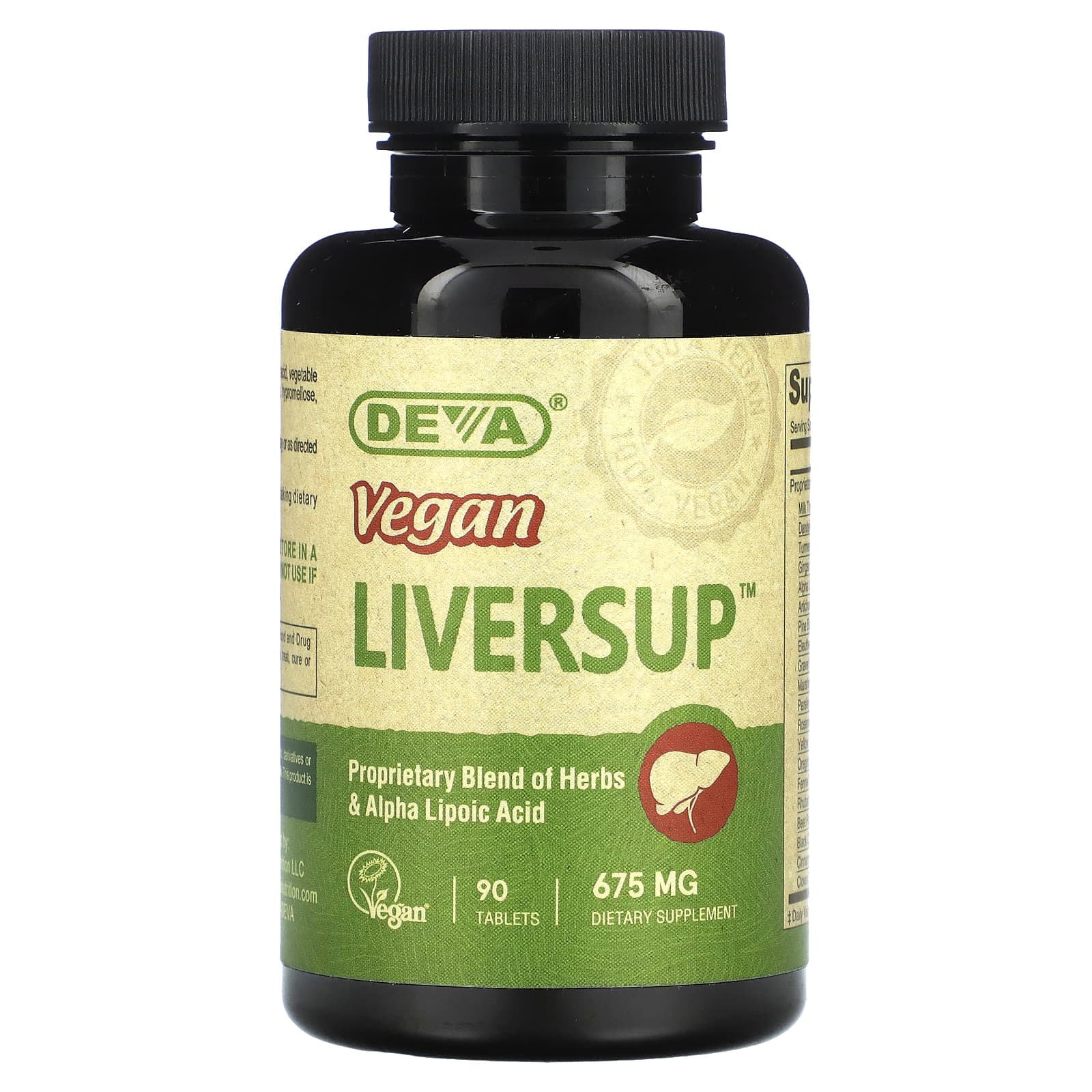 

Vegan Liver Sup, 675Mg, 90 Tablets
