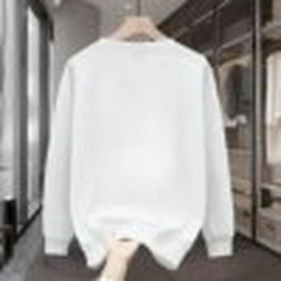 

Violent Bear Men s Round Neck Hoodie - European & American Style, Autumn/Winter Fashion Trend, Long Sleeve Printed Top 3XL