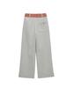 PANDORAFIT Check Banding Pants (Melange Gray)