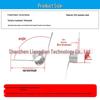 304 Stainless Steel Right-Hand Torsion Spring, 0.7mm Wire, 3.5-4.0mm Outer Diameter, Torque Range 60°-180°.