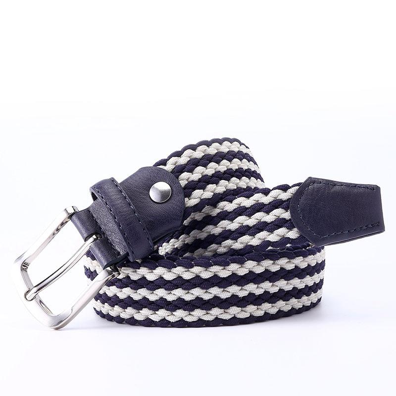 Belt Women'S Elastic Braided Belt Unisex, Origin Strong Elastic Men'S Pin Buckle Belt